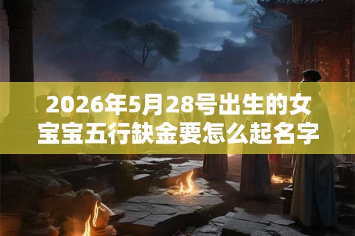 2026年5月28号出生的女宝宝五行缺金要怎么起名字