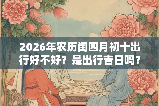 2026年农历闰四月初十出行好不好？是出行吉日吗？