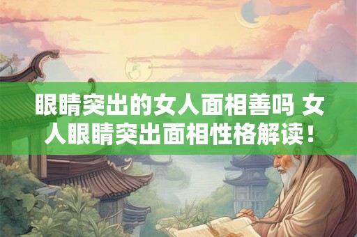 眼睛突出的女人面相善吗 女人眼睛突出面相性格解读! 眼睛突出的女人面相善吗 女人眼睛突出面相性格解读!