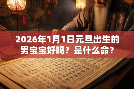 2026年1月1日元旦出生的男宝宝好吗?是什么命? 2026年1月1日元旦出生的男宝宝好吗?是什么命?