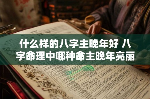 什么样的八字主晚年好 八字命理中哪种命主晚年亮丽