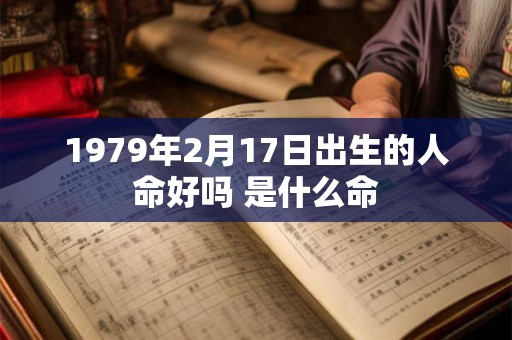 1979年2月17日出生的人命好吗 是什么命 1979年2月17日出生的人命好吗 是什么命