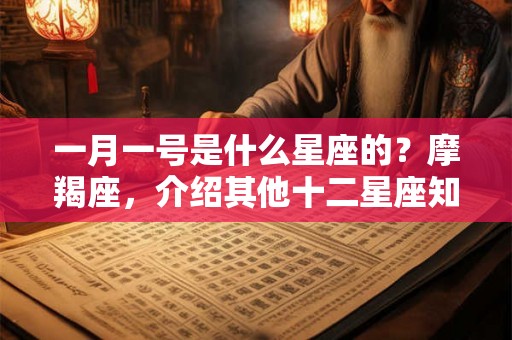 一月一号是什么星座的？摩羯座，介绍其他十二星座知识