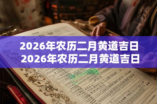 2026年农历二月黄道吉日 2026年农历二月黄道吉日一览表