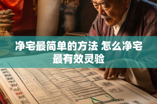 净宅最简单的方法 怎么净宅最有效灵验 净宅最简单的方法 怎么净宅最有效灵验
