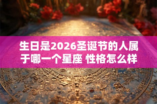 生日是2026圣诞节的人属于哪一个星座 性格怎么样