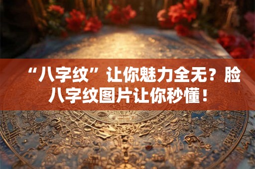 “八字纹”让你魅力全无?脸八字纹图片让你秒懂! “八字纹”让你魅力全无?脸八字纹图片让你秒懂!