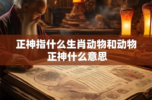 正神指什么生肖动物和动物 正神什么意思