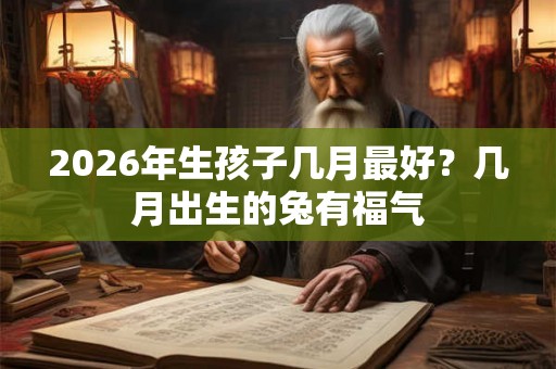 2026年生孩子几月最好?几月出生的兔有福气 2026年生孩子几月最好?几月出生的兔有福气