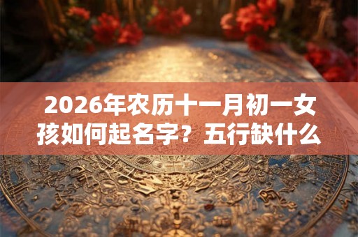 2026年农历十一月初一女孩如何起名字？五行缺什么呢？