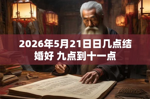 2026年5月21日日几点结婚好 九点到十一点