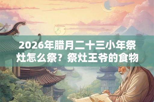 2026年腊月二十三小年祭灶怎么祭？祭灶王爷的食物