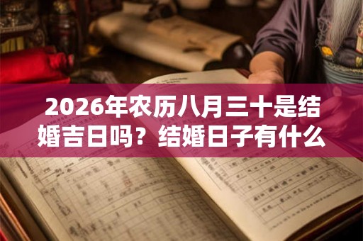 2026年农历八月三十是结婚吉日吗?结婚日子有什么说法? 2026年农历八月三十是结婚吉日吗?结婚日子有什么说法?
