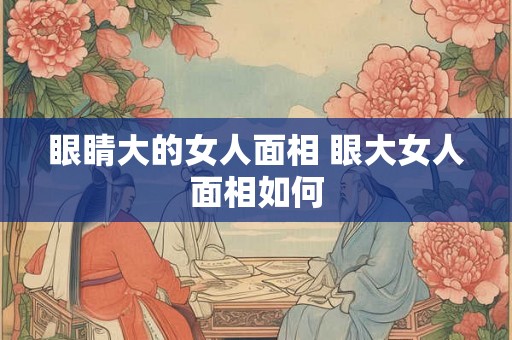 眼睛大的女人面相 眼大女人面相如何