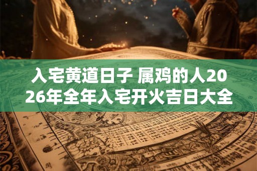 入宅黄道日子 属鸡的人2026年全年入宅开火吉日大全