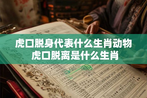 虎口脱身代表什么生肖动物 虎口脱离是什么生肖 虎口脱身代表什么生肖动物 虎口脱离是什么生肖
