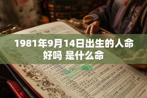 1981年9月14日出生的人命好吗 是什么命