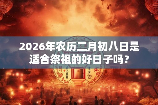 2026年农历二月初八日是适合祭祖的好日子吗？