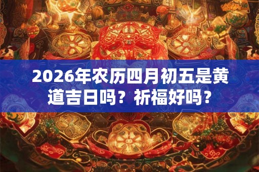 2026年农历四月初五是黄道吉日吗?祈福好吗? 2026年农历四月初五是黄道吉日吗?祈福好吗?