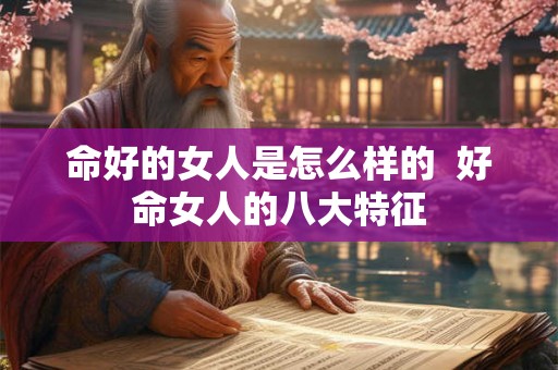 命好的女人是怎么样的  好命女人的八大特征