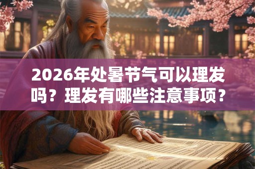 2026年处暑节气可以理发吗？理发有哪些注意事项？