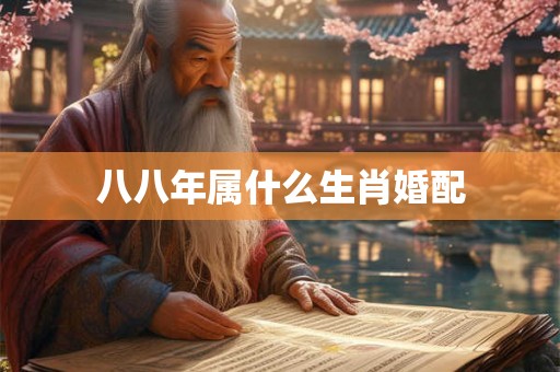 八八年属什么生肖婚配