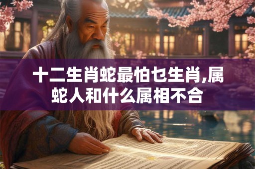 十二生肖蛇最怕乜生肖,属蛇人和什么属相不合