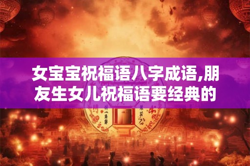 女宝宝祝福语八字成语,朋友生女儿祝福语要经典的