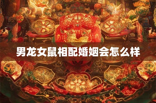 男龙女鼠相配婚姻会怎么样