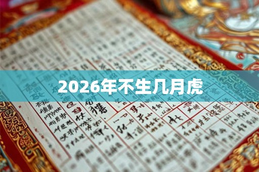 2026年不生几月虎 2026年不生几月虎