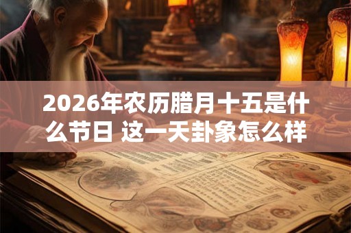 2026年农历腊月十五是什么节日 这一天卦象怎么样 2026年农历腊月十五是什么节日 这一天卦象怎么样