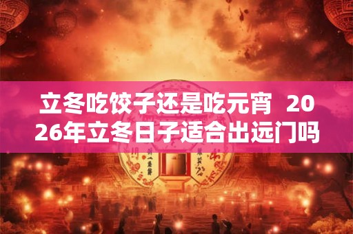 立冬吃饺子还是吃元宵  2026年立冬日子适合出远门吗