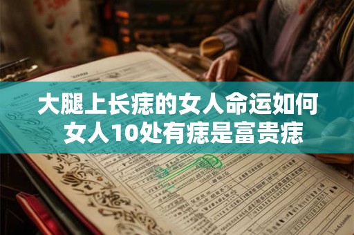大腿上长痣的女人命运如何  女人10处有痣是富贵痣