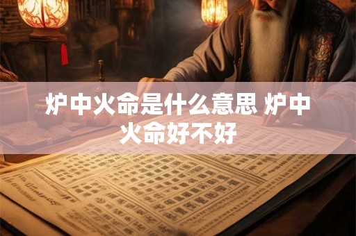 炉中火命是什么意思 炉中火命好不好