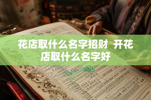 花店取什么名字招财 开花店取什么名字好 花店取什么名字招财 开花店取什么名字好