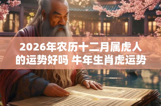 2026年农历十二月属虎人的运势好吗 牛年生肖虎运势分析
