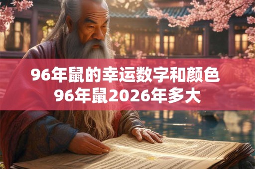 96年鼠的幸运数字和颜色 96年鼠2026年多大