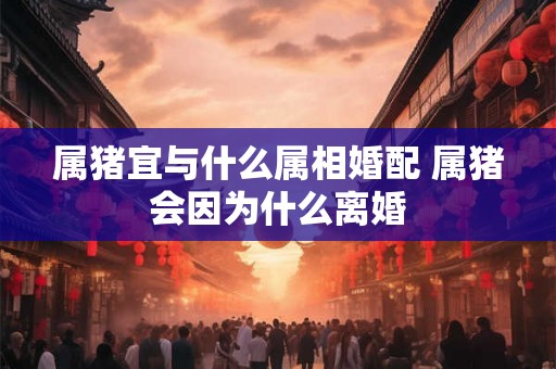 属猪宜与什么属相婚配 属猪会因为什么离婚