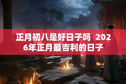 正月初八是好日子吗 2026年正月最吉利的日子 正月初八是好日子吗 2026年正月最吉利的日子