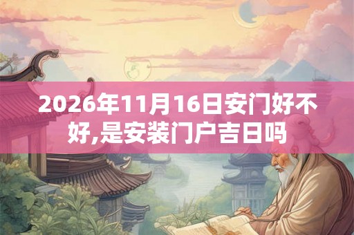 2026年11月16日安门好不好,是安装门户吉日吗 2026年11月16日安门好不好,是安装门户吉日吗