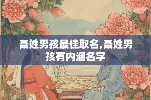 聂姓男孩最佳取名,聂姓男孩有内涵名字