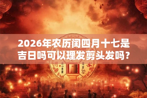 2026年农历闰四月十七是吉日吗可以理发剪头发吗？