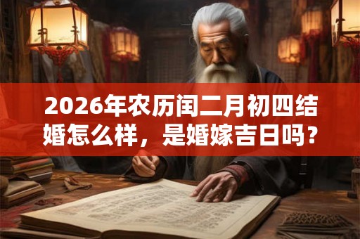 2026年农历闰二月初四结婚怎么样，是婚嫁吉日吗？