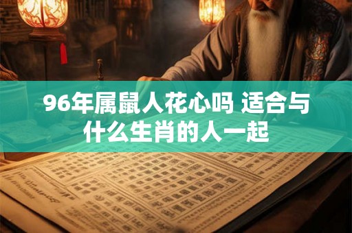 96年属鼠人花心吗 适合与什么生肖的人一起 96年属鼠人花心吗 适合与什么生肖的人一起