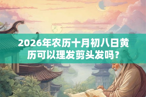 2026年农历十月初八日黄历可以理发剪头发吗？