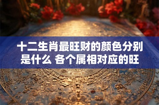 十二生肖最旺财的颜色分别是什么 各个属相对应的旺财色