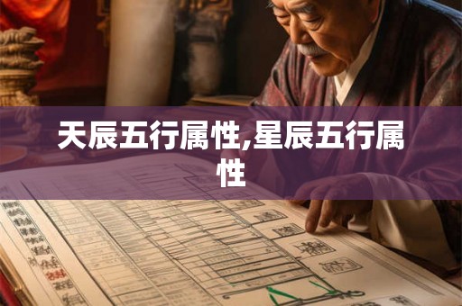 天辰五行属性,星辰五行属性