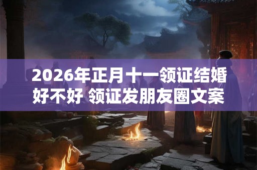 2026年正月十一领证结婚好不好 领证发朋友圈文案分享