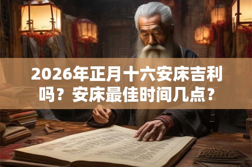 2026年正月十六安床吉利吗?安床最佳时间几点? 2026年正月十六安床吉利吗?安床最佳时间几点?
