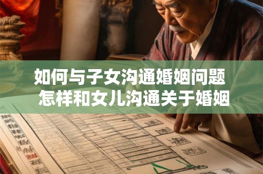 如何与子女沟通婚姻问题  怎样和女儿沟通关于婚姻的问题